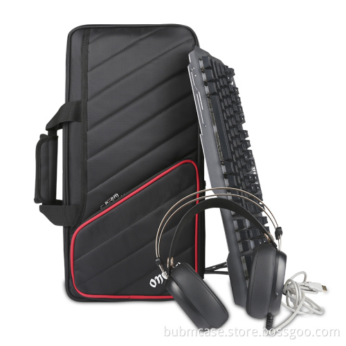 BUBM mechanical keyboard shouler bag for gaming keyboard and ipad